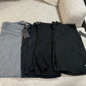 NWT four mens Hurley bathing suits size 36 waist